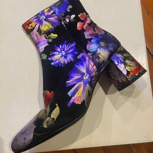 Miss-Fire fabulous painted suede boots sz 39 - Picture 5 of 11